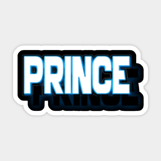 PRINCE - bright text Sticker by Mudoroth